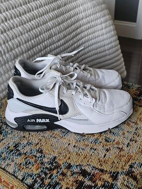Nike Air Max Men's White and Black Running Shoes